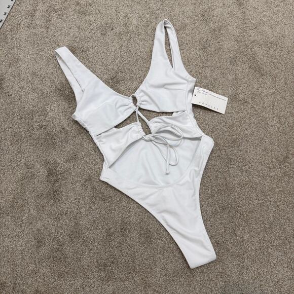 CHYRII small cutout lace up high cut one piece swimsuit monokini SW 2923 - Picture 7 of 10